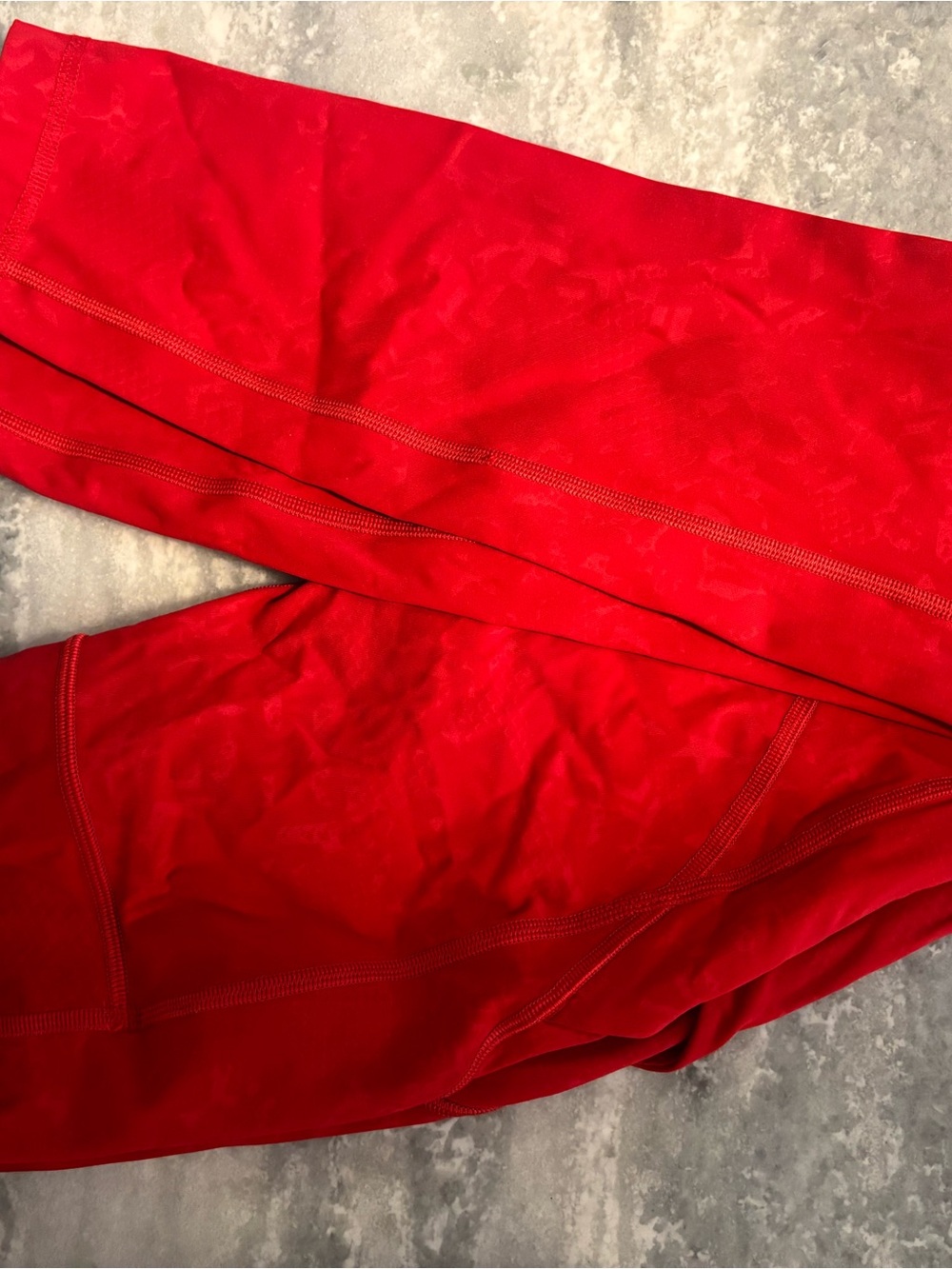 lululemon athletica Bright Red Barry's Collaboration Leggings size 6